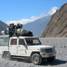 Kali Gandaki, amb el Dhaulagiri